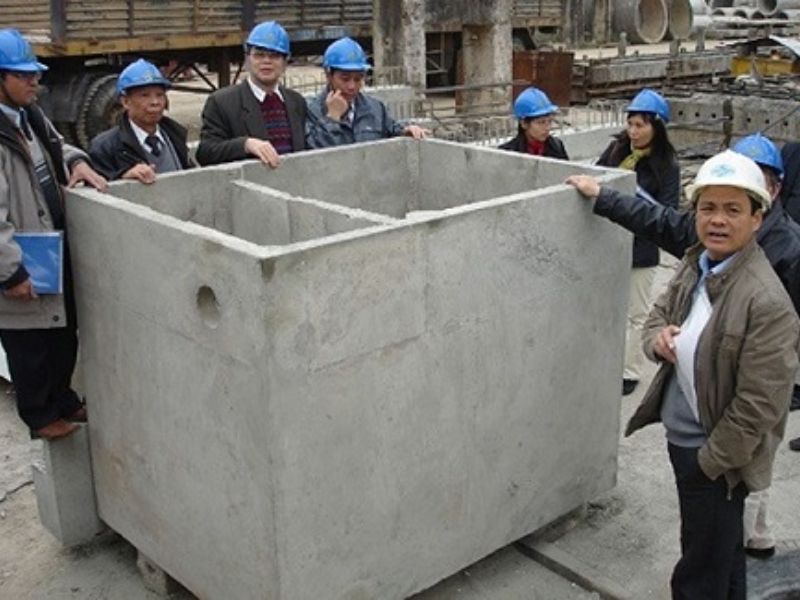 Cấu tạo hầm cầu 2 ngăn